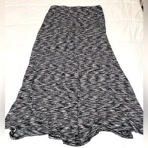 Black & White Maxi Skirt